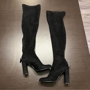 Steve Madden Over the Knee Suede Heeled Boots